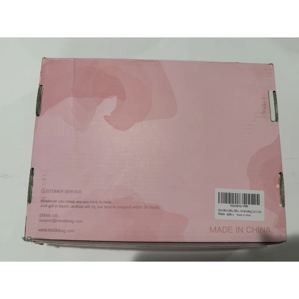Floral Monogram “L” Tote & Toiletry Bag Gift‎ Box Set New TRSODD
